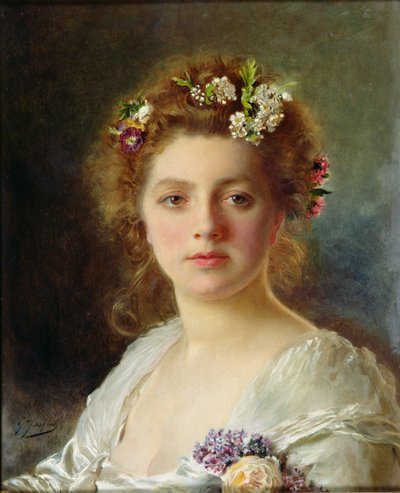 Flora door Gustave Jacquet